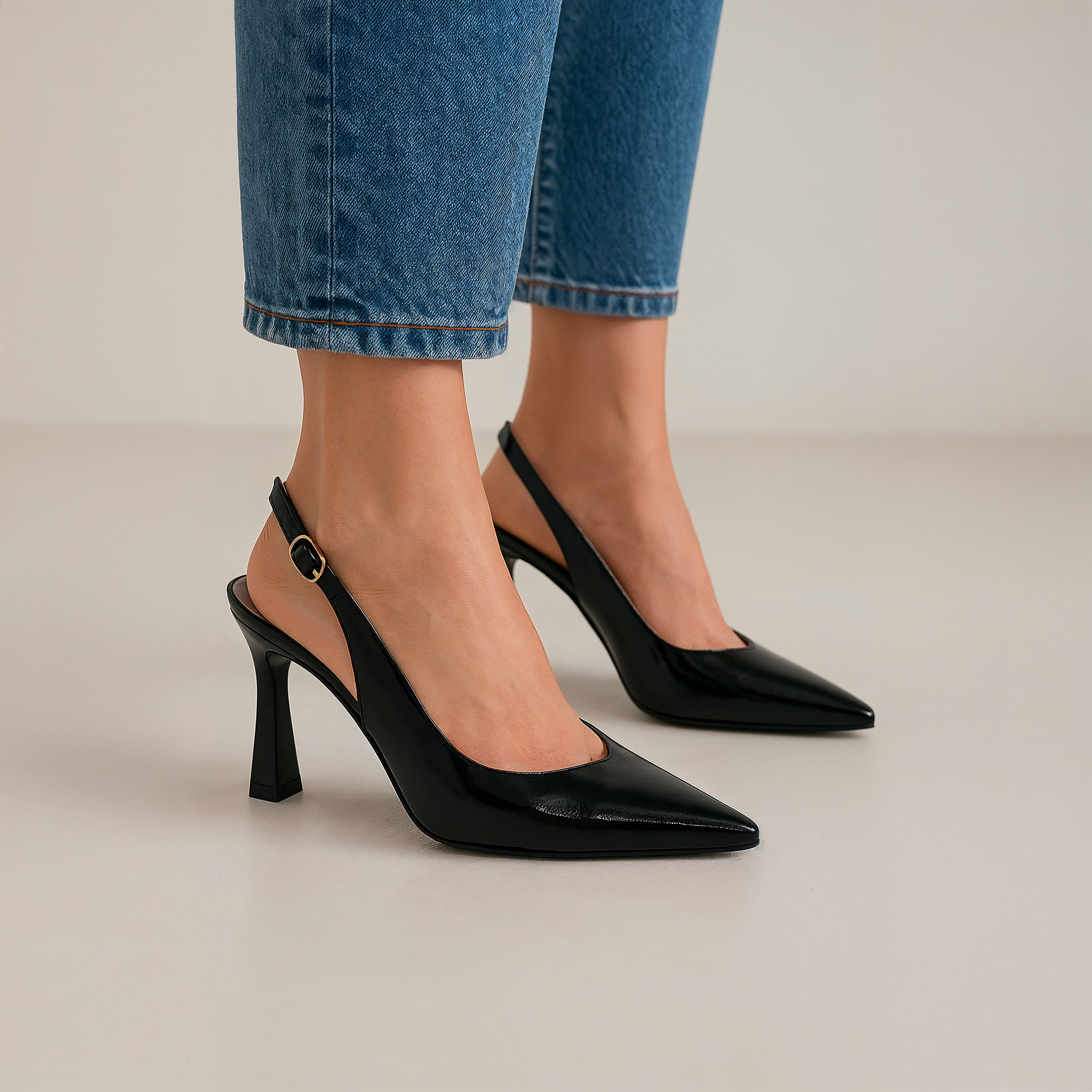 Hoge Slingbacks