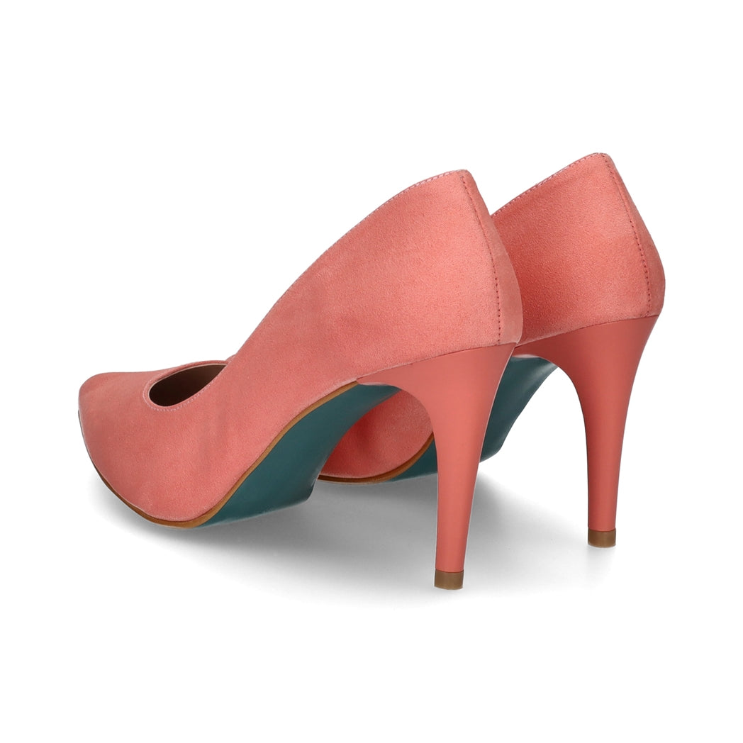 Coral Rose Heels - Ankle Strap Heels - Vegan Suede Heels - Lulus
