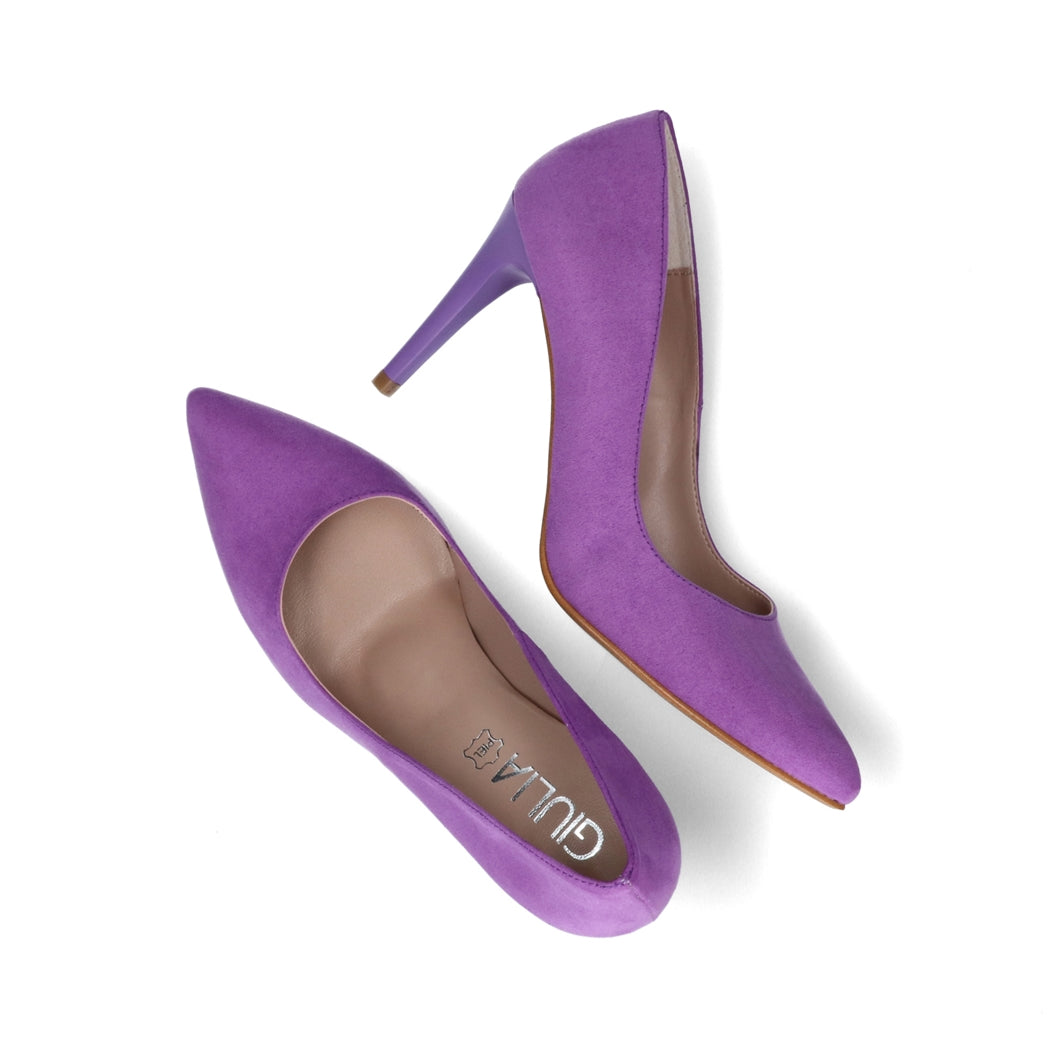Buy AXIUM Lavender Purple woman Slim heels open toe V Strap sandals 3inch  (AXS159) at Amazon.in