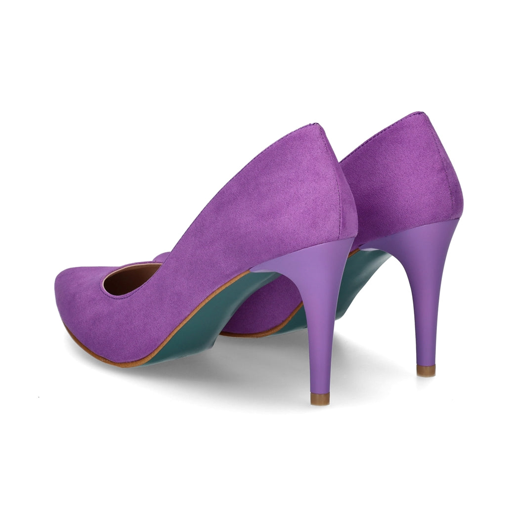 Light Lavender Leather Sandal Heels – AM By Agapi